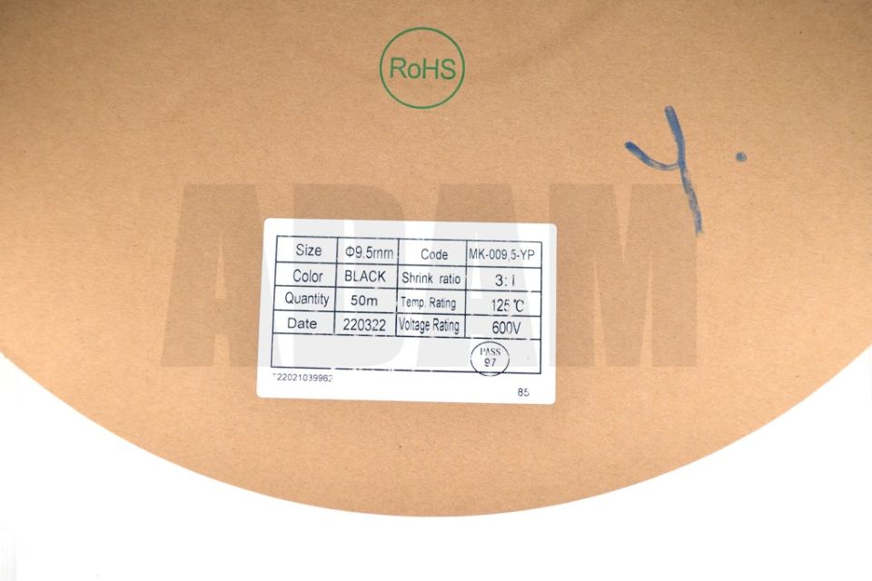 50 Metre 9,5mm Isı İle Daralan İçi Yapışkanlı Makaron Isıyla MT-M9.5Y