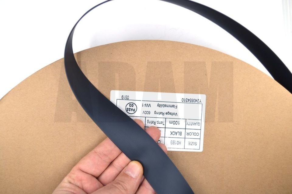 100 Metre 18mm Siyah Isı İle Daralan Makaron Isıyla MT-M18S