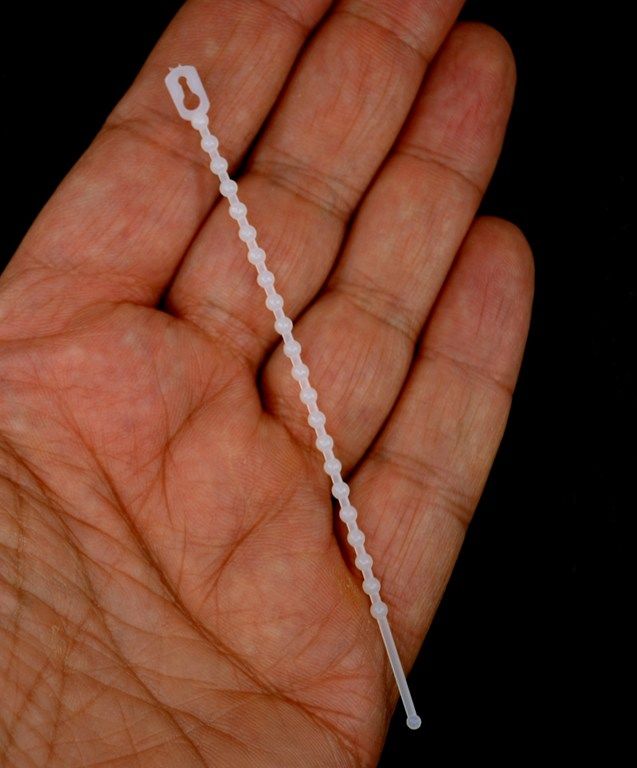 100 Adet 2,5mm 10Cm Açılabilir Tekrar Kullanılabilir Ayarlı Boncuk Kablo Bağı Beyaz
