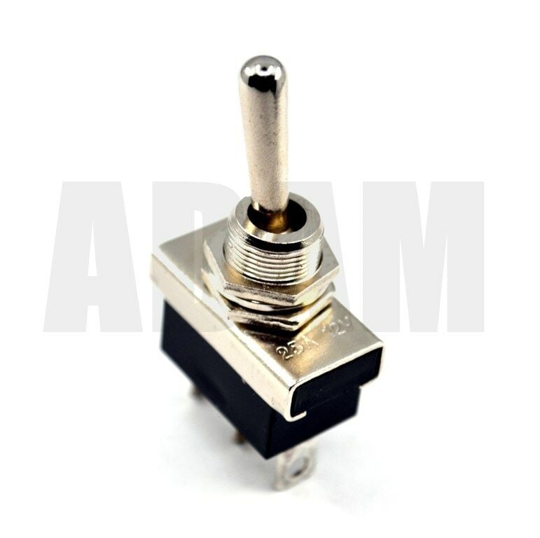 Toggle Switch 1-0 veya 1-1 Metal Anahtar 3 Fişli 25A MT-ANS07