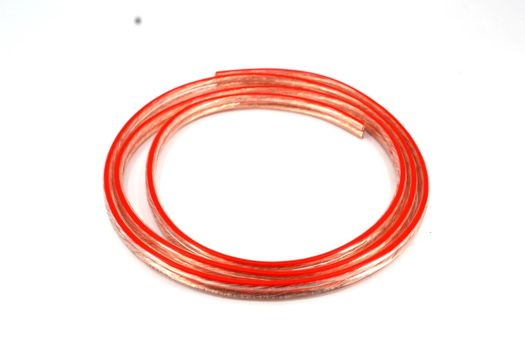 2X1,50mm² Bitişik Hoparlör Kablosu Şeffaf