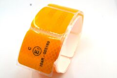 18 Adet 5Cmx5Cm Kesikli Sarı Reflektif Bant Etiket