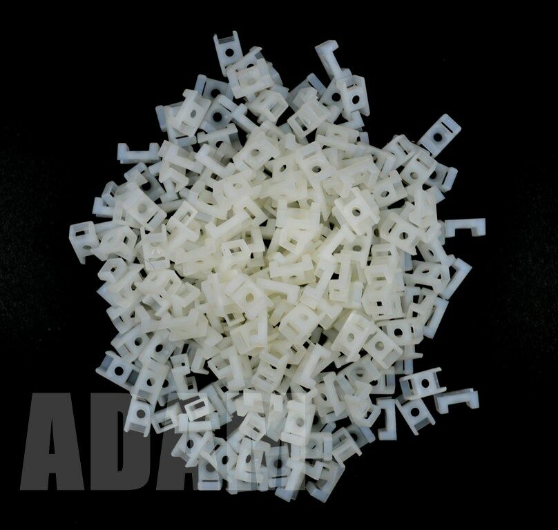 250 Adet Vidalı Kroşe M4 Delik Kablo Bağı Genişliği 4,8mm'e Kadar MT-VK1