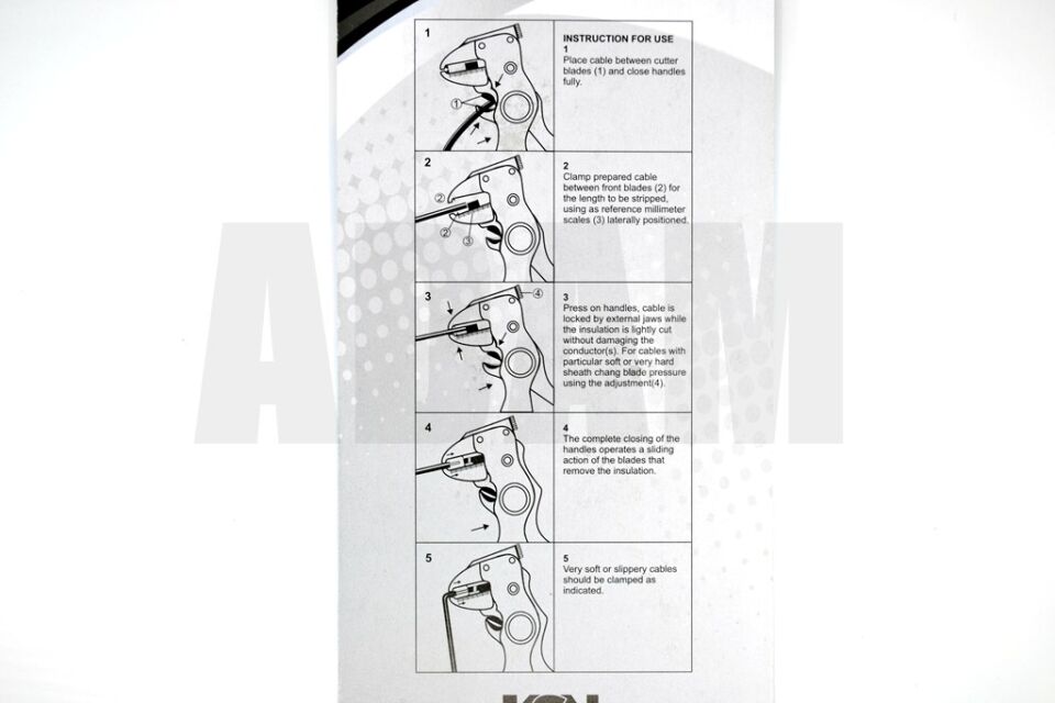 Kablo Kesme Soyma Pensesi 0,50mm-6,00mm MT-AL04