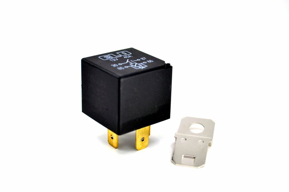 12V 40A Mini Röle 4 Terminalli Diyotlu Röle ELO 710140113