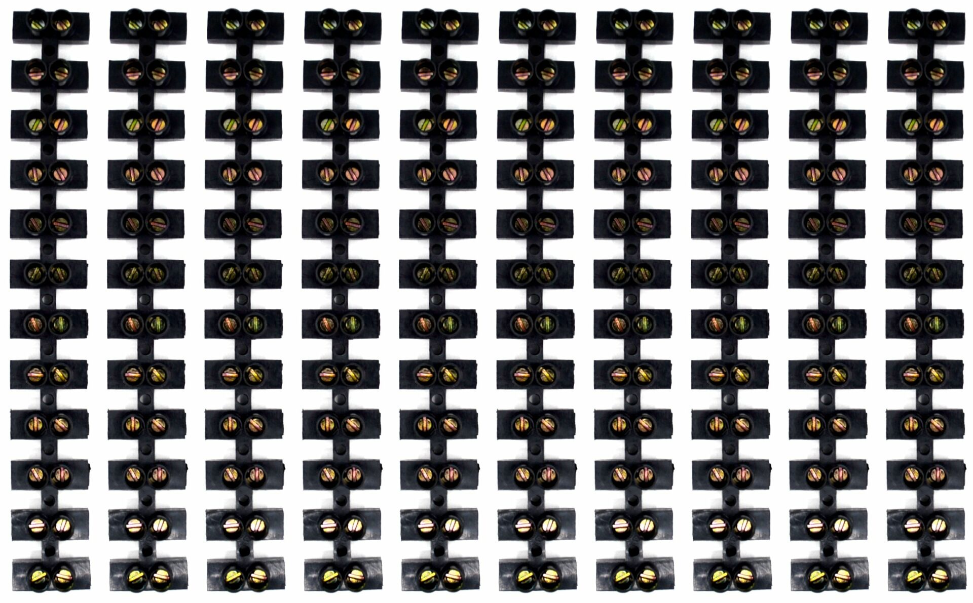 10 Adet No4 Siyah Sıra Klemens Maks. 6mm² Kabloya Kadar