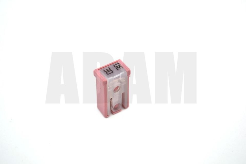 M Kasa Oluklu Sigorta 30 Amper Pembe MCASE Cartridge 30A
