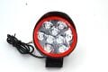 1 Adet Mini Motosiklet İlave Far Sis Beyaz Led Çakar Lamba 9 Ledli Metal