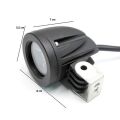Motosiklet İlave Led Far Sis Beyaz Led Lamba Mini Metal 1 Adet