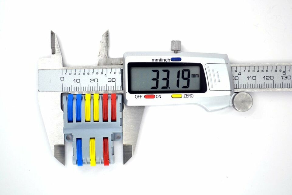 10 Adet 3 Giriş 2+2+2 Çıkış Kablo Konnektörü Mandallı Buat Klemensi MT-KL0306