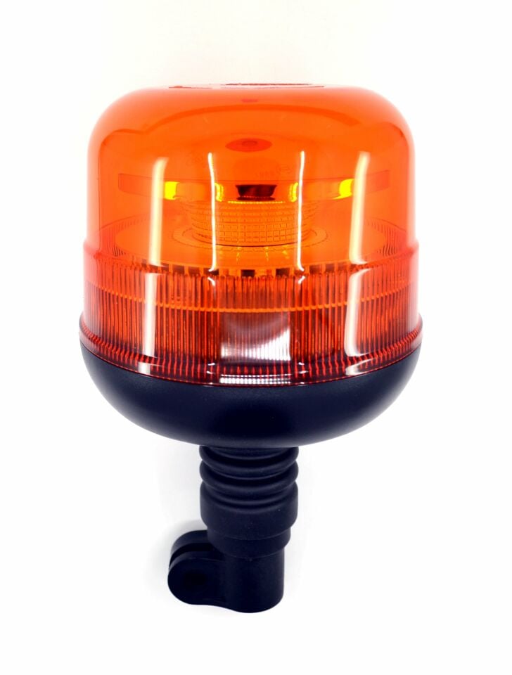 Turuncu Tepe Lamba Körüklü Soketli 10 Çakar Fonksiyonlu 12V 24V LED