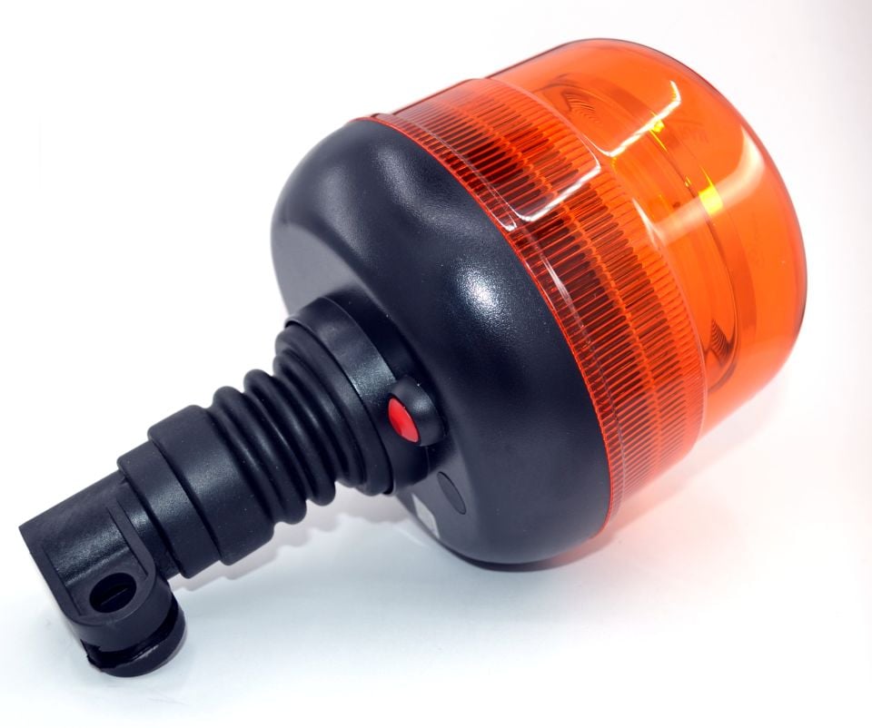 Turuncu Tepe Lamba Körüklü Soketli 10 Çakar Fonksiyonlu 12V 24V LED