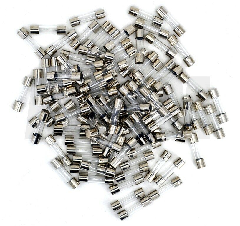 100 Adet 25 Amper Mini Cam Sigorta 25A 5X20mm MT-CAM2025