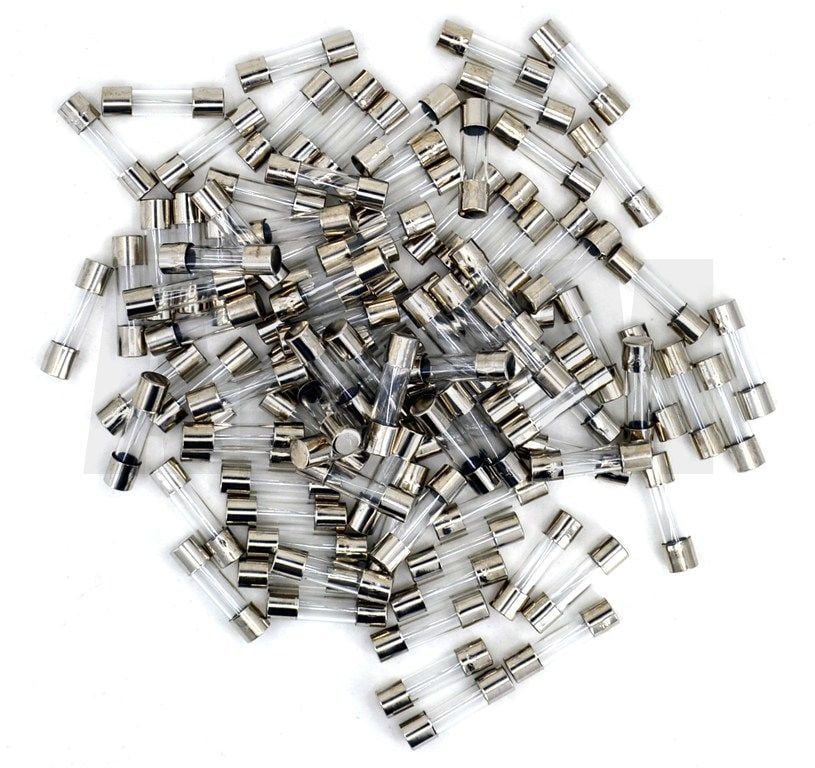 100 Adet 1 Amper Mini Cam Sigorta 1A 5X20mm MT-CAM2001