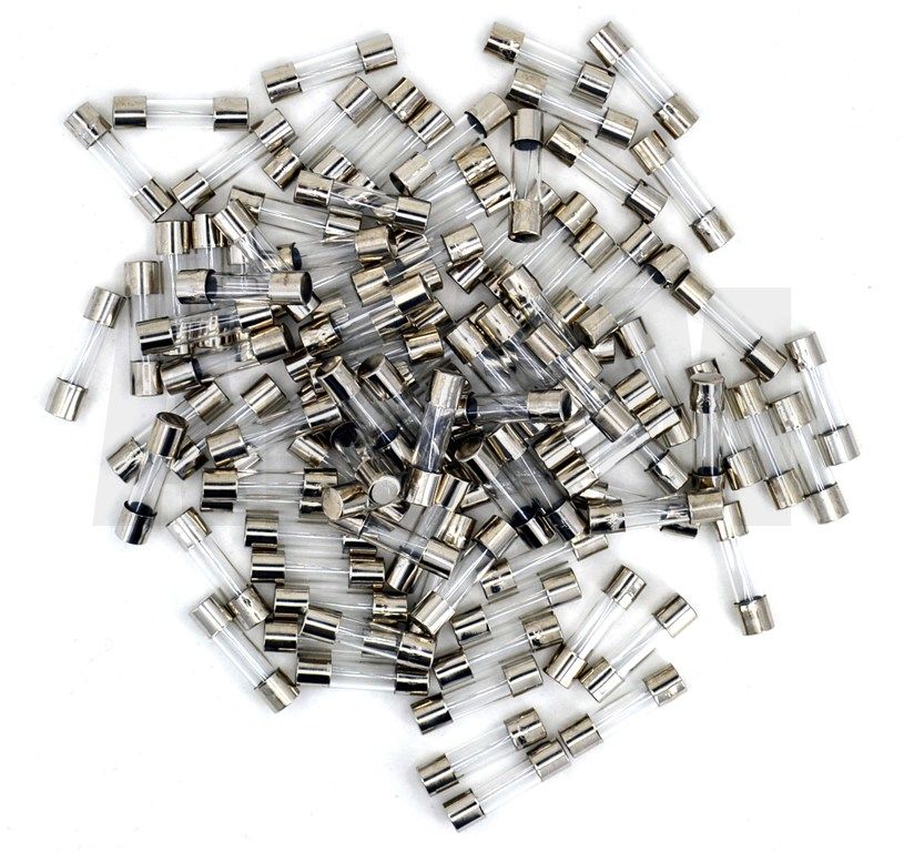 100 Adet 1 Amper Mini Cam Sigorta 1A 5X20mm MT-CAM2001