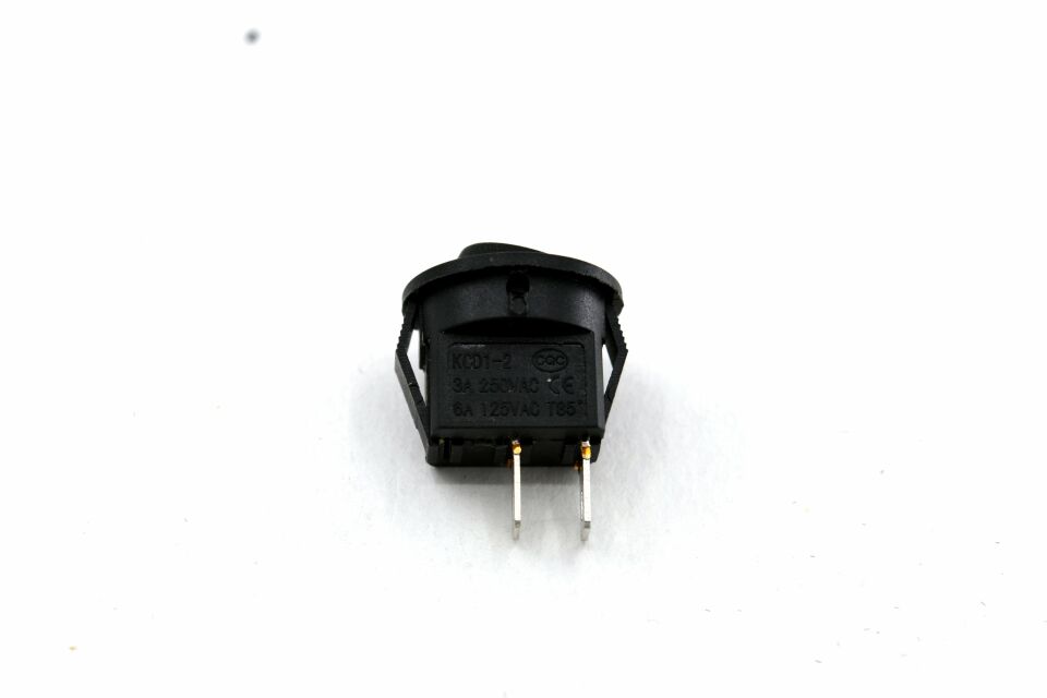 Mini 16mm Yuvarlak Siyah Anahtar 1-0 Rocker MT-ANK33