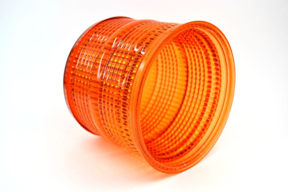 Sarı Yedek Cam EMR 40 ve EMR 41 İçin Led Çakar Döner Tepe Lamba