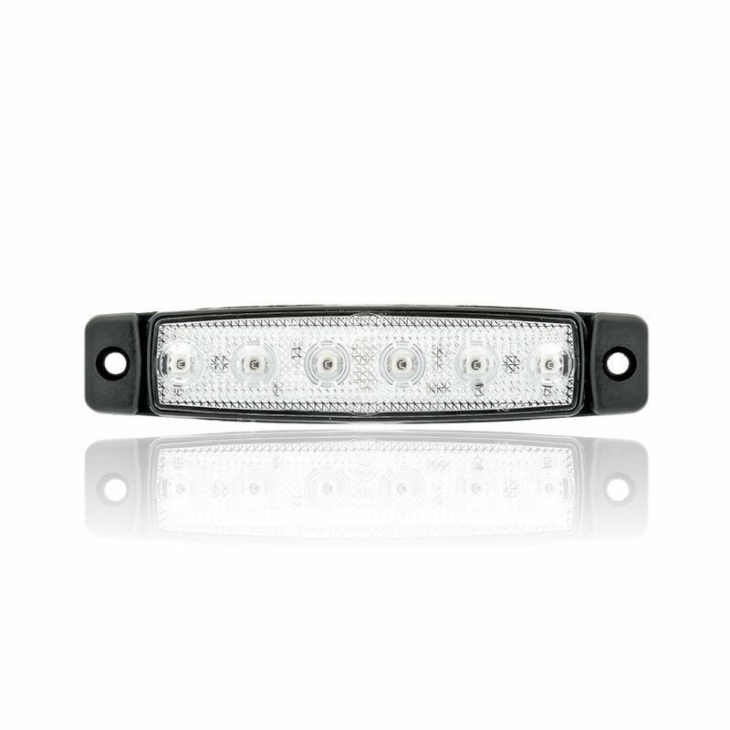12V 6 Led Beyaz Parmak Lamba Su Geçirmez İnce Dizayn Side Marker