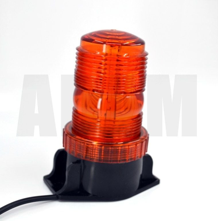 Mini İnce Çakar Tepe Lamba Turuncu 12V-110V Aralığı Çalışır