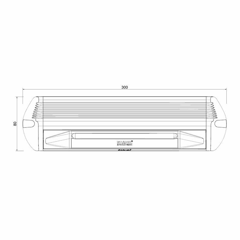 12V-24V Dc 36 Power LED Lamba Su Geçirmez Beyaz Işık Aluminyum Soğutuculu
