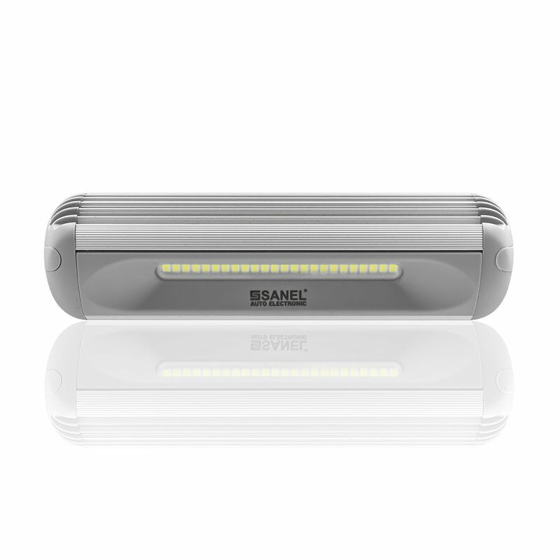 12V-24V DC 24 Power LED Lamba Su Geçirmez 1100lm Beyaz Işık Aluminyum Soğutuculu