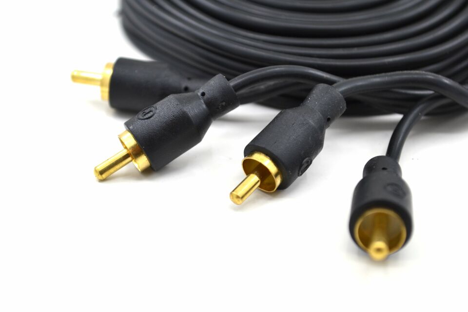 5M Oto Amfi Kablosu RCA 5 Metre