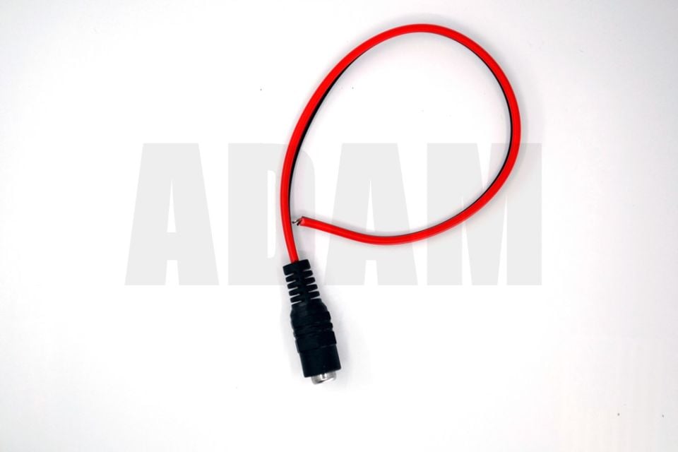 2,1mm DC Jak Dişi Fiş CCTV Power 20cm Kablolu