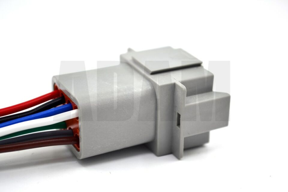 8 Pin Kablolu Deutsch Soket Elektrik Bağlantı Konnektörü Soketi Dişi (Pinleri Erkektir)