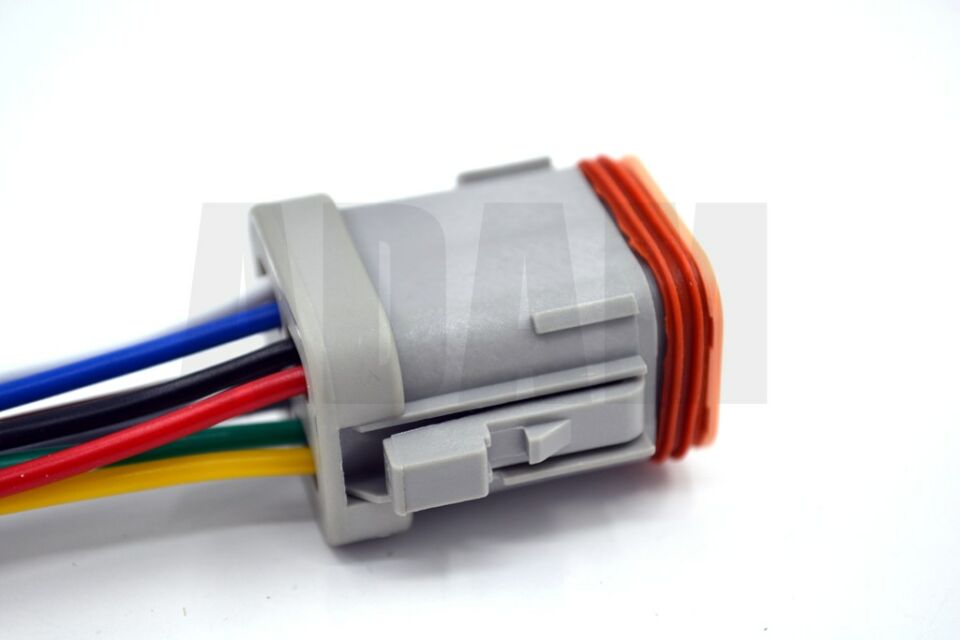 8 Pin Kablolu Deutsch Soket Elektrik Bağlantı Konnektörü Soketi Erkek (Pinleri Dişidir)