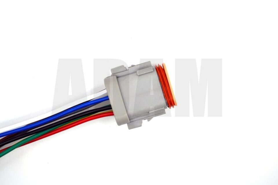 8 Pin Kablolu Deutsch Soket Elektrik Bağlantı Konnektörü Soketi Erkek (Pinleri Dişidir)