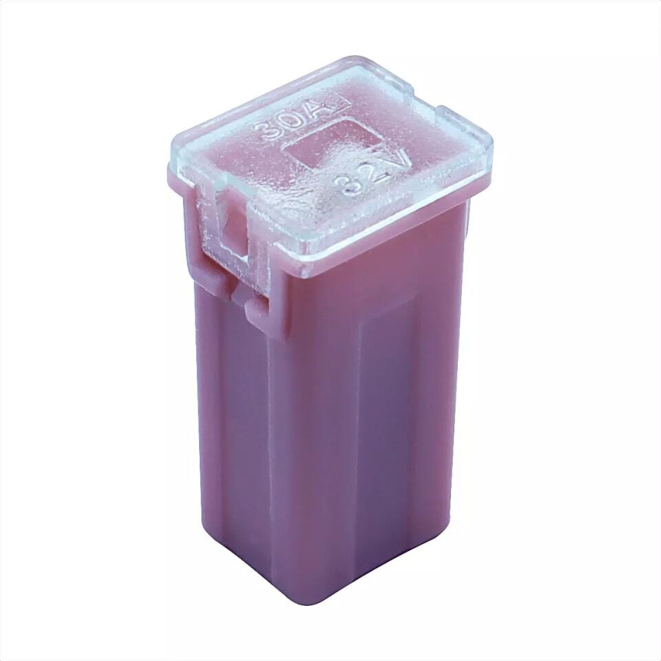 30A Pembe Uzun Dişi Kartuş Sigorta PAL Cartridge