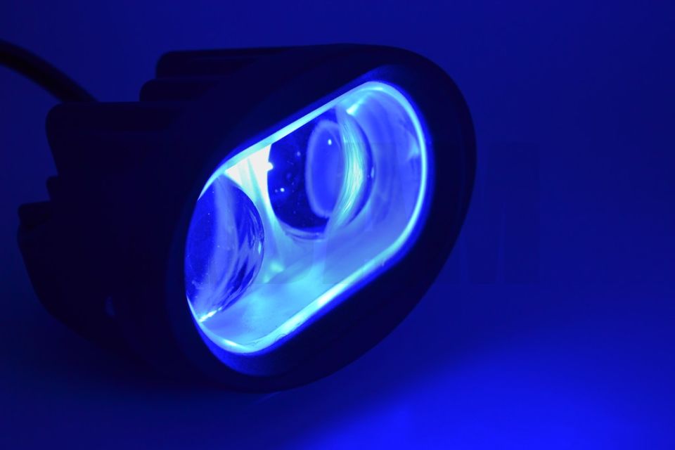 Blue Spot Mavi Nokta Forklift Güvenlik Uyarı Lambası 12V - 80V Led IP67 Mercekle Güçlendirilmiş Keskin Işıklı