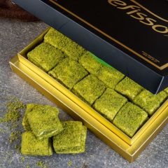 KATMER-Layered Turkish Delight with Pistachio Paste 900 g Luxury Box
