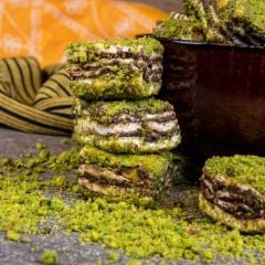 KATMER-Chocolate Pistachio Layer Turkish Delight