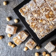 Classic Turkish Delight with Ekstra Added Hazelnut