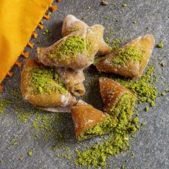 MUSKA Sweets- Grape Paste Wrap With Turkish Pistachio