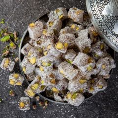 Double Roasted Turkish Delight with Pistachios