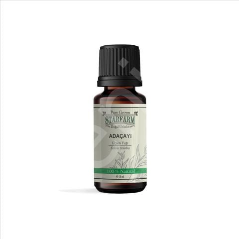 Adaçayı (Salvia triloba) Saf Uçucu Yağı 10 ml (Organik)