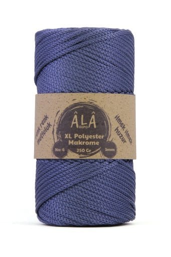 XL Polyester Makrome No:6 - 3mm