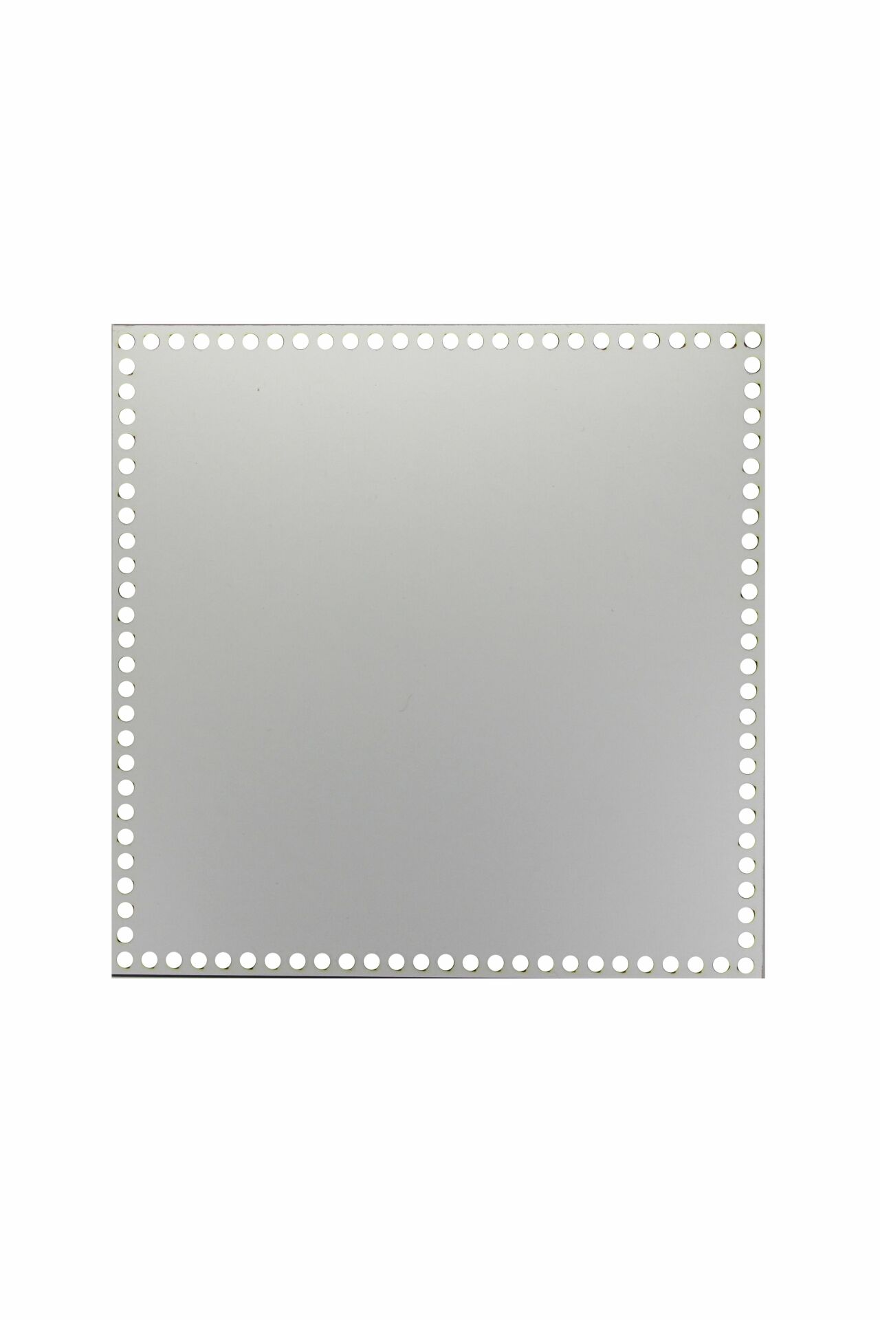 Ahşap Sepet Tepsi Tabanı 35x35 cm Beyaz Çift Yüz 3mm