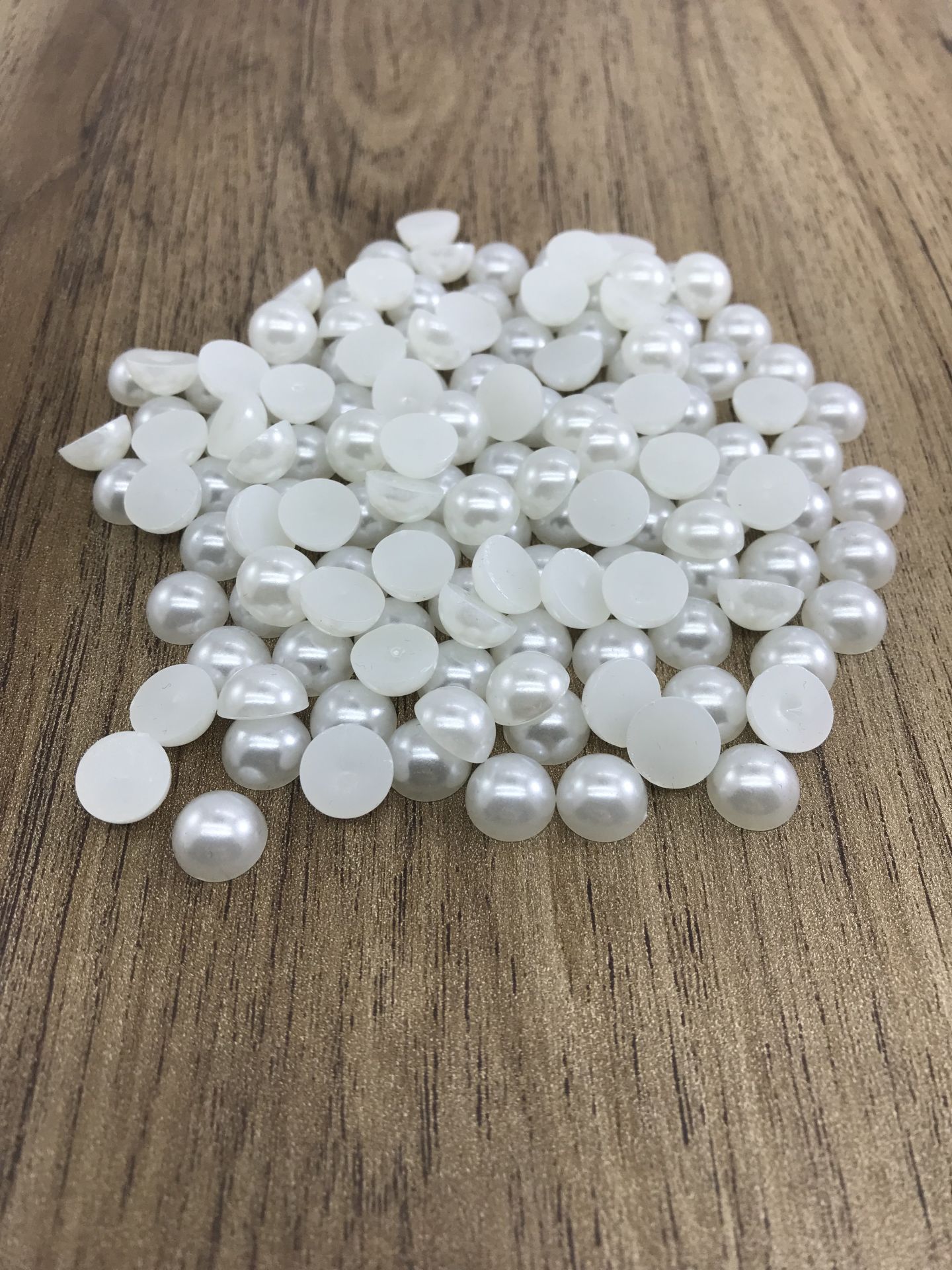 Yarım İnci 10 mm Süsleme Boncuk 30 Gram (100 Adet)