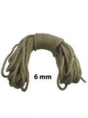 Jüt Halat 6 Mm 10 Metre Hasır İp Urgan İpi Dekoratif İp