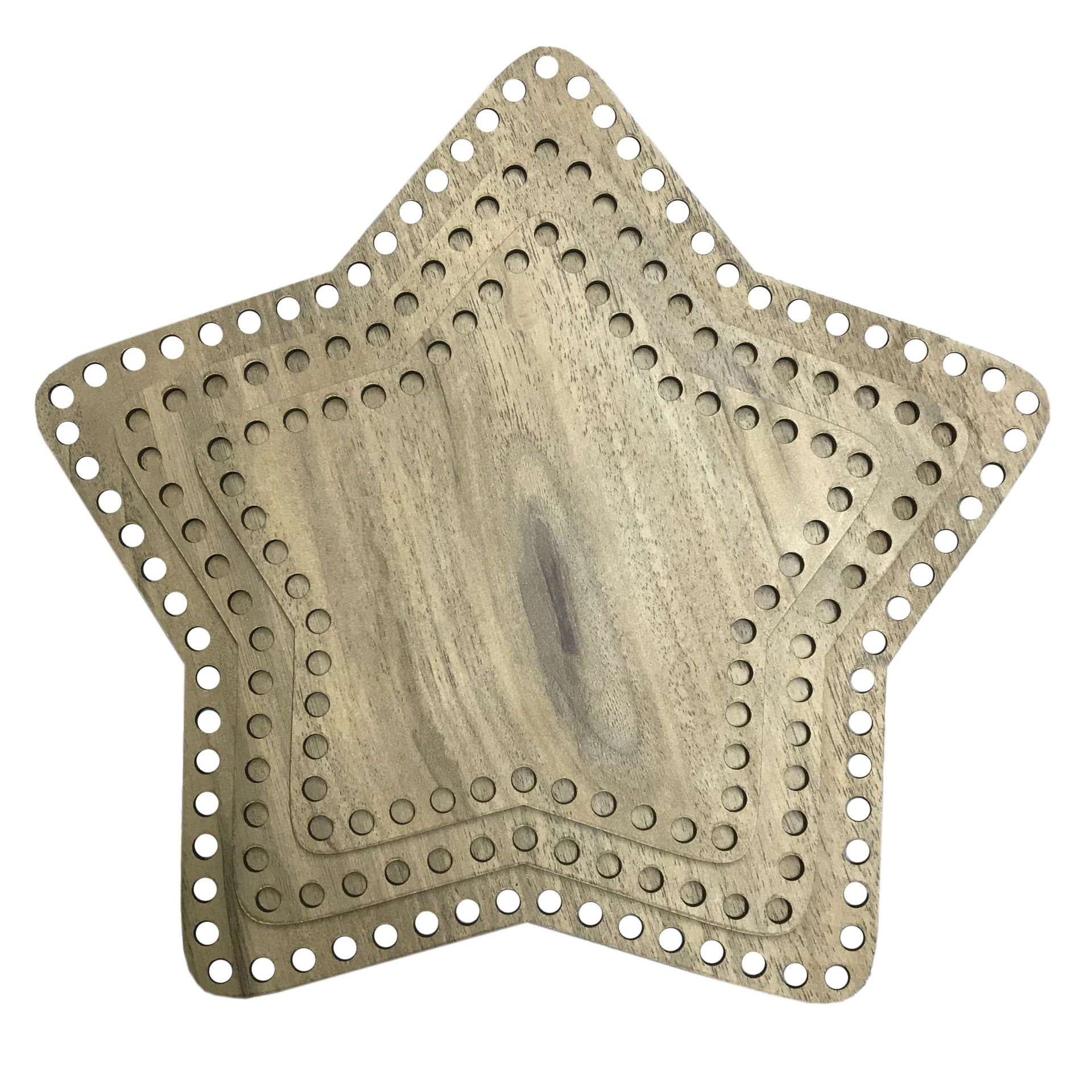 Yıldız 3mm Mdf Makrome Penye Taban Seti 30-25-20 cm 3lü