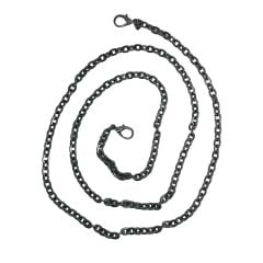 Metal Çanta Zinciri İthal 0,7mm Kancalı Siyah