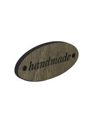 Ahşap Rustik Handmade (El Yapımı) Etiketi 8 Adet