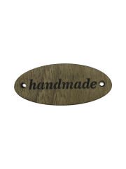 Ahşap Rustik Handmade (El Yapımı) Etiketi 8 Adet