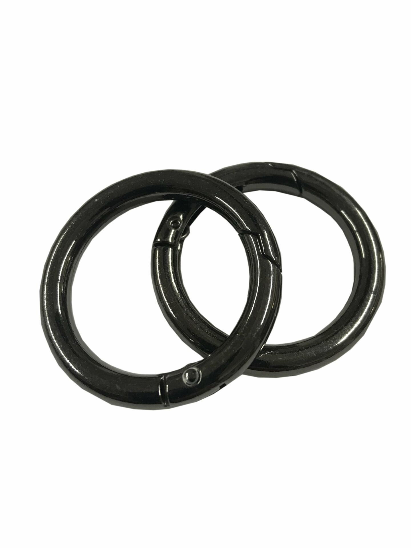 Yaylı Halka 3 cm (2 Adet) Siyah