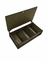 Ahşap Boncuk Makrome Süsleme Seti 3x40 gram (AHŞAP KUTULU)