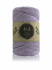 Pamuk Makrome İpi 2mm Cotton Zincir Makrome Çanta İpi Supla İpi Koton İp 250 Gram Lila