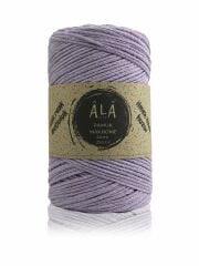 Pamuk Makrome İpi 2mm Cotton Zincir Makrome Çanta İpi Supla İpi Koton İp 250 Gram Lila